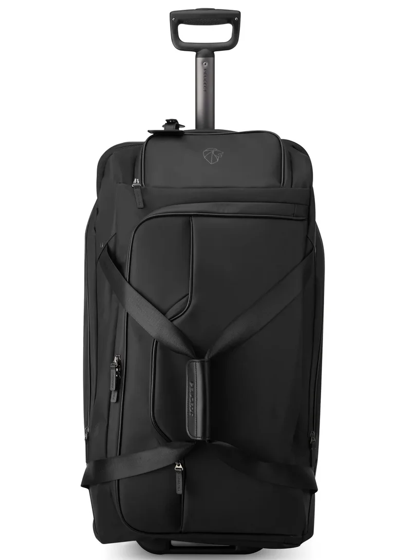 Voyages 70 Cm Softcase 2-Wheeled Check-In Luggage Duffle Trolley - Black